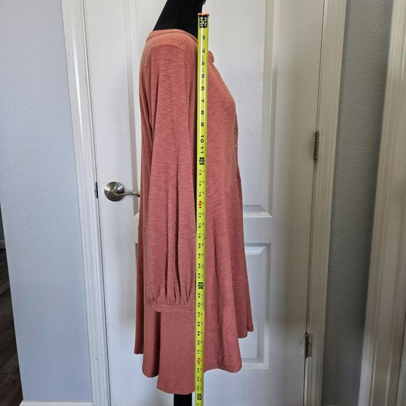 NWT Flawless Henley A-line Relaxed With Pockets Dress Size Medium - Picture 7 of 10